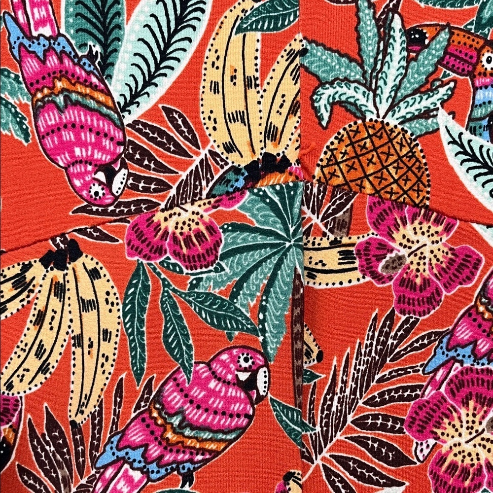 Tropical Print Jumpsuit - Picture 8 of 9